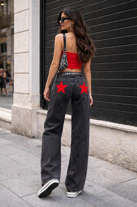 Pantalón Vaquero Estrellas