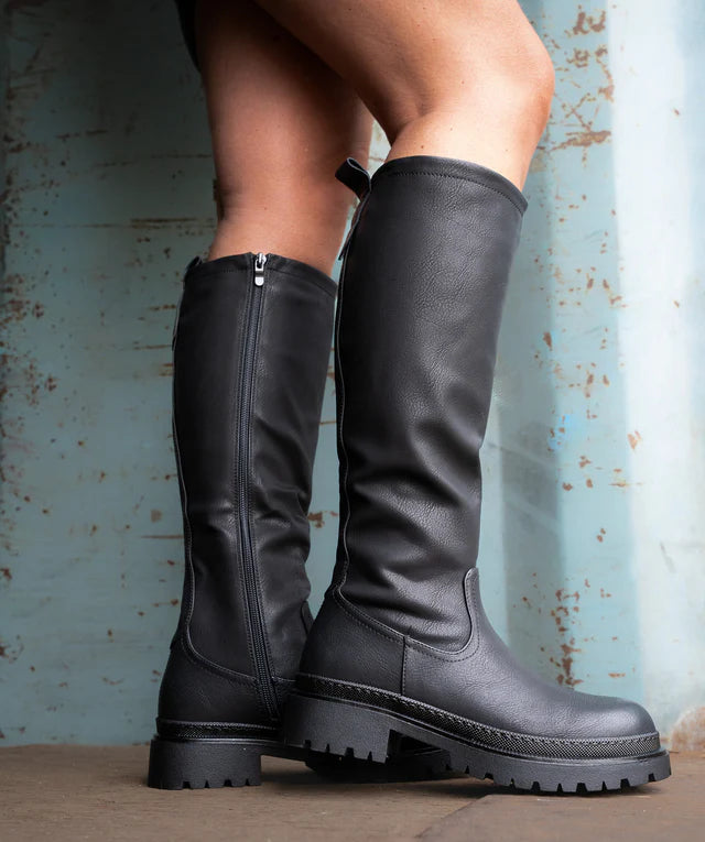 Anita- Botas Altas Negras